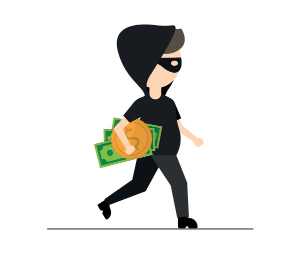 网络钓鱼矢量诈骗、黑客攻击和 Web 安全的概念图片下载