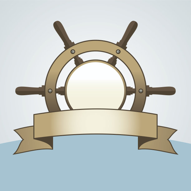 船舵矢量背景图片下载