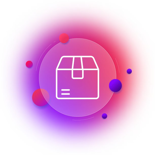 框线图标。包装，物流服务，航运，包装，包装，纸板，木质，包装，礼品包装，包装。交付的概念。Glassmorphism风格。矢量线图标的业务。图片下载