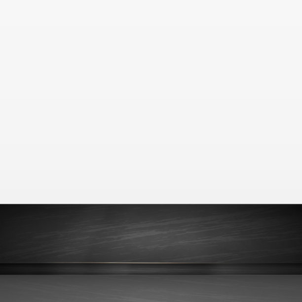 黑色的石头桌面隔离在白色背景，宣传网页模板矢量图片下载