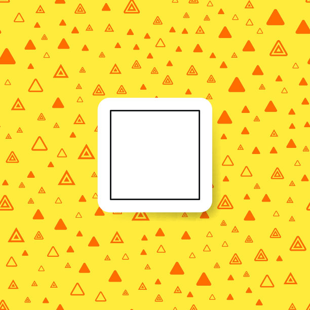 明亮的材质色彩无缝的背景设置，卡片上有抽象的几何元素，图案时尚潮流。向量。图片下载