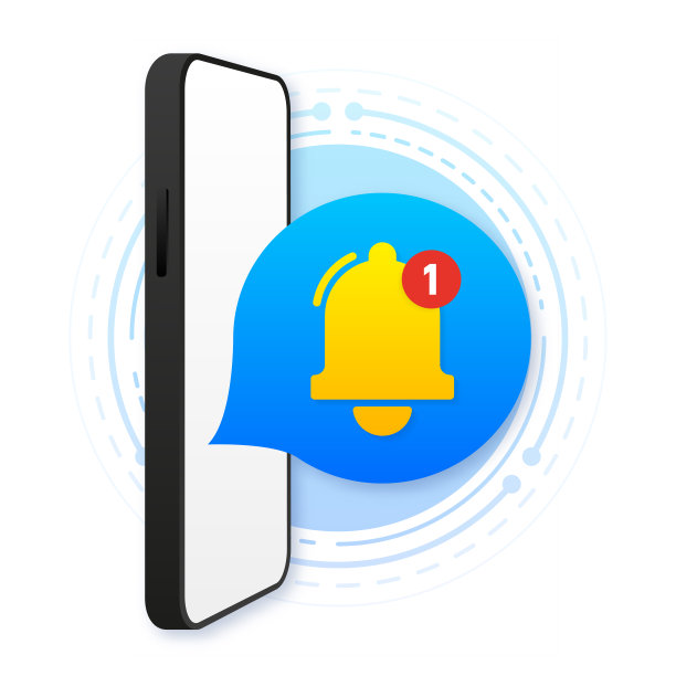 未读通知。智能手机屏幕上有新消息。网上消息。矢量插图。图片下载