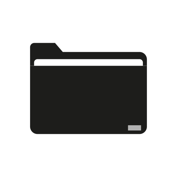 带文件夹图标的平面模板。计算机接口。矢量插图。股票的形象。图片下载