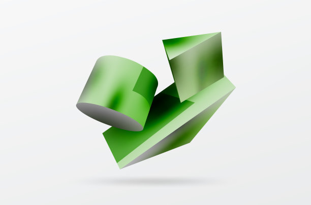 金属三维形状几何背景图片下载