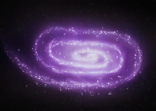 有恒星的螺旋星系的手臂。宇宙之美。图片下载