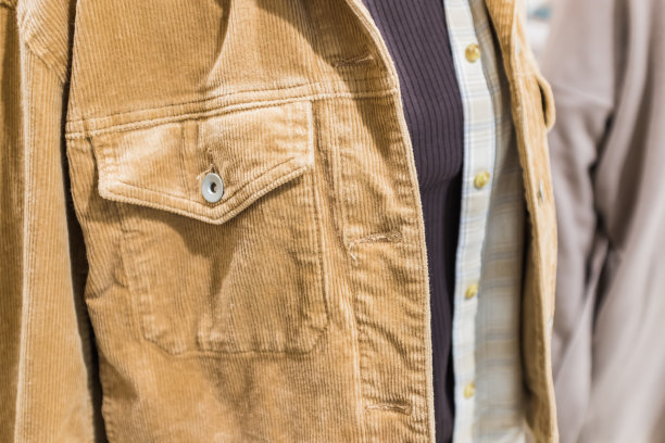 灯芯绒男士夹克上衣图片下载