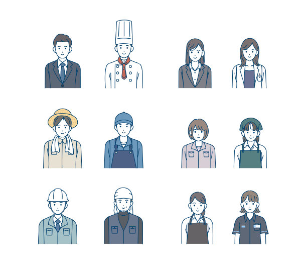 从事不同职业的人图片下载