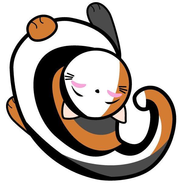 可爱的睡觉猫的脸颊，手绘佩斯利形状，涂鸦漫画集合图片下载