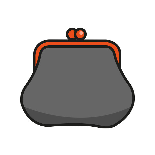 钱包。矢量图像。图片下载