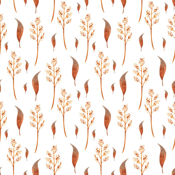 手绘水彩无缝图案图片下载