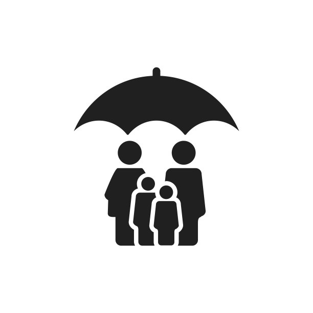 保险图标矢量设计插图图片下载