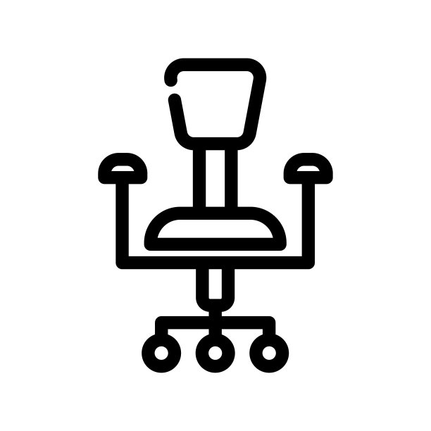 办公椅图标设计模板图片下载