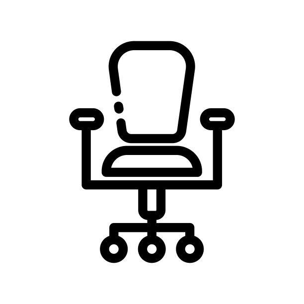 办公椅图标设计模板图片下载