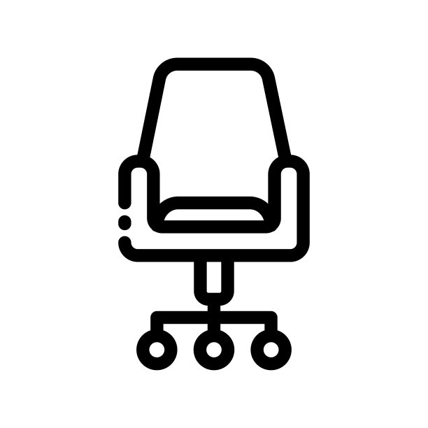 办公椅图标设计模板图片下载