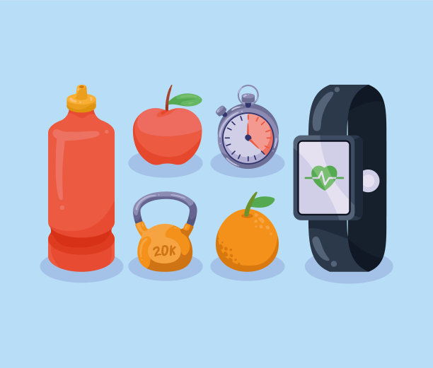 一套健康生活方式图片下载