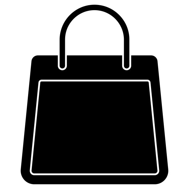 购物袋图标设计模板矢量插图图片下载