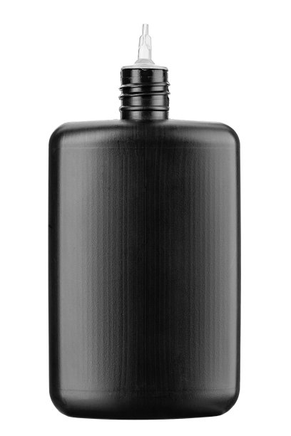 塑料瓶通用润滑油隔离在白色背景。图片下载