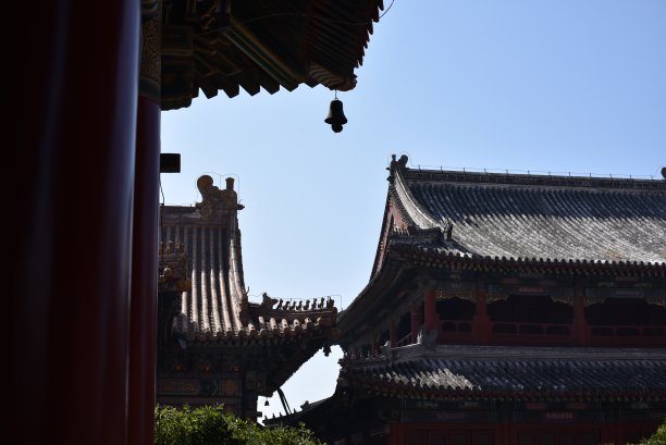 中国古代建筑的飞檐图片下载