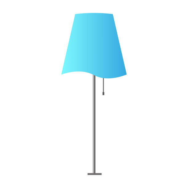 落地灯。优雅的装饰设计。矢量插图。股票的形象。图片下载