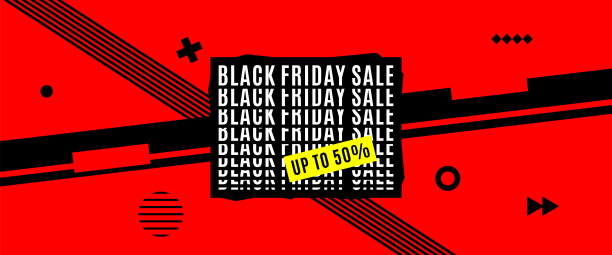 黑色星期五销售横幅。现代促销矢量设计。图片下载