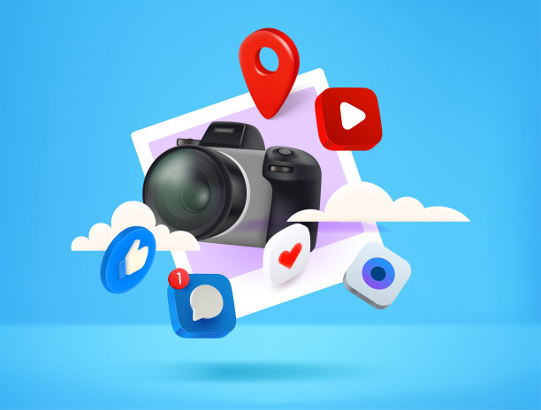 通过现代智能手机分享度假照片。现实的矢量图图片下载