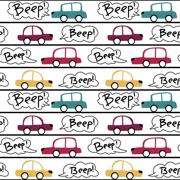 汽车玩具无缝花纹用于面料和纺织品以及包装和纺织品图片下载
