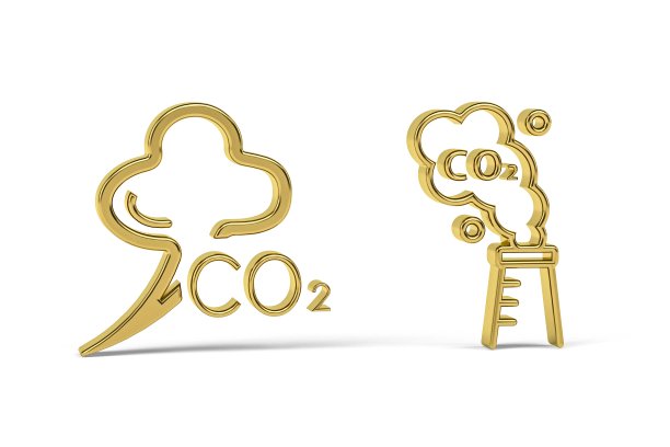 二氧化碳排放的图标图片下载