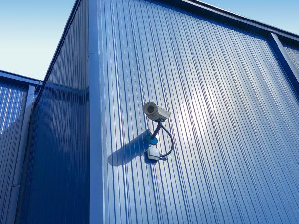 建筑物外部安全摄像头图片下载