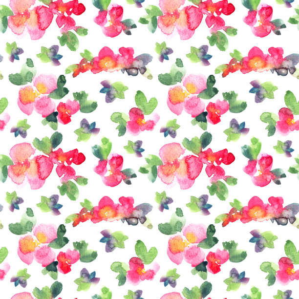 水彩花卉图案图片下载