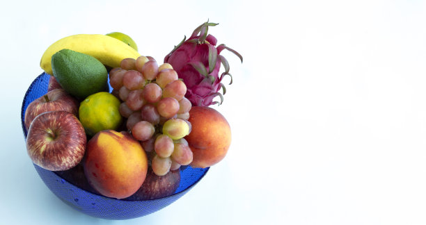 白色背景的水果图片下载