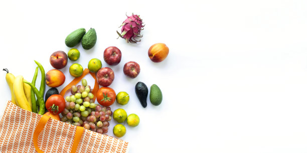 白色背景的水果图片下载