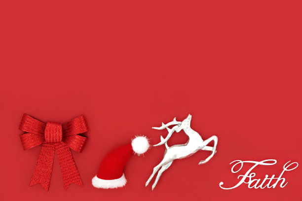 传统象征的平安夜信仰和愿望概念图片下载