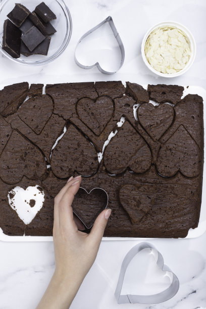 为情人节做心形饼干图片下载