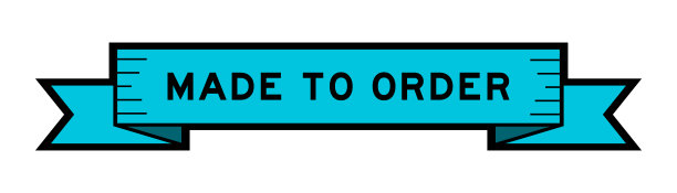 缎带标签横幅与字，使秩序在白色背景上的蓝色图片下载