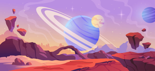 空间景观的概念图片下载