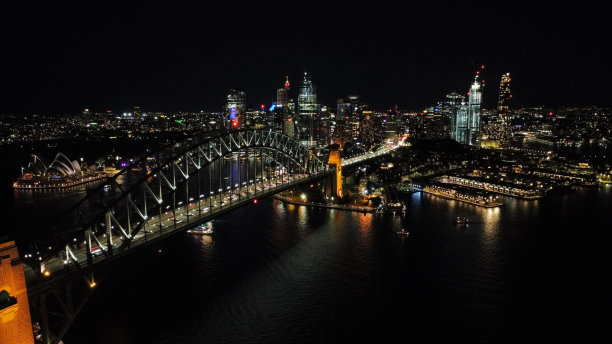 悉尼的夜景图片下载