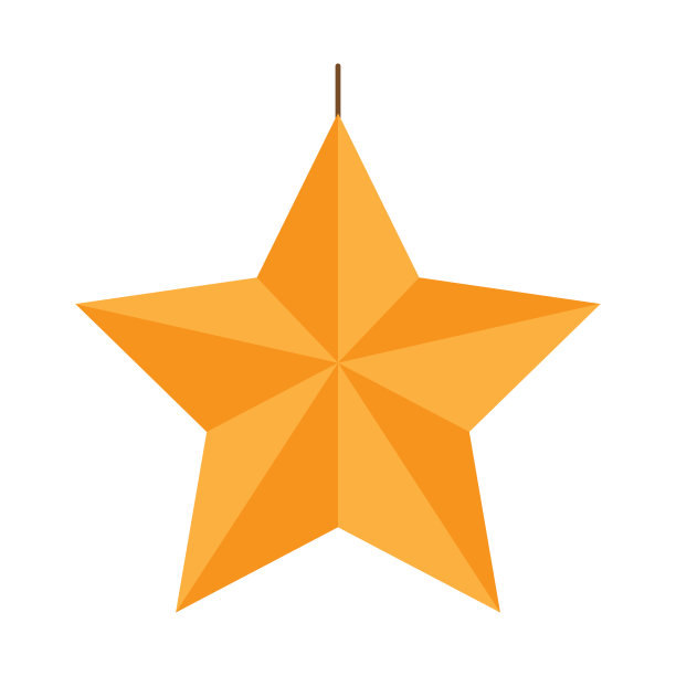 圣诞星手绘涂鸦元素矢量插图。图片下载