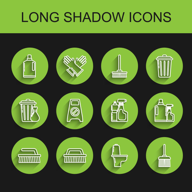 设置清洁塑料瓶的线刷图片下载