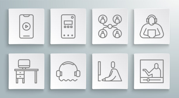 设置线路电脑显示器和台式手机图片下载