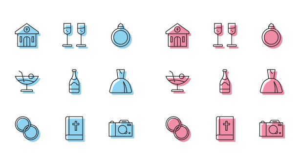 订行结婚戒指圣圣经书教堂图片下载