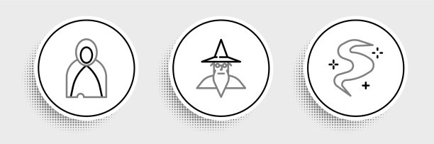 套线魔法雾或烟披风斗篷和斗篷图片下载