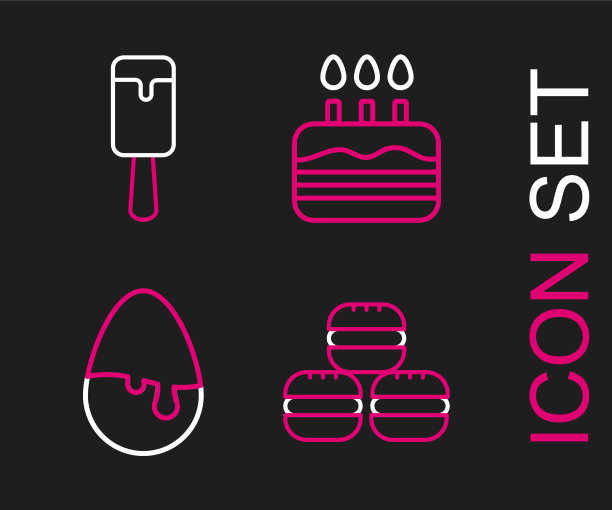 搭配马卡龙曲奇巧克力蛋蛋糕图片下载