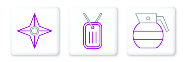 设线手雷日本忍者和飞镖图片下载