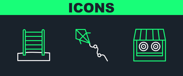 设置线射击画廊瑞典墙和风筝图片下载