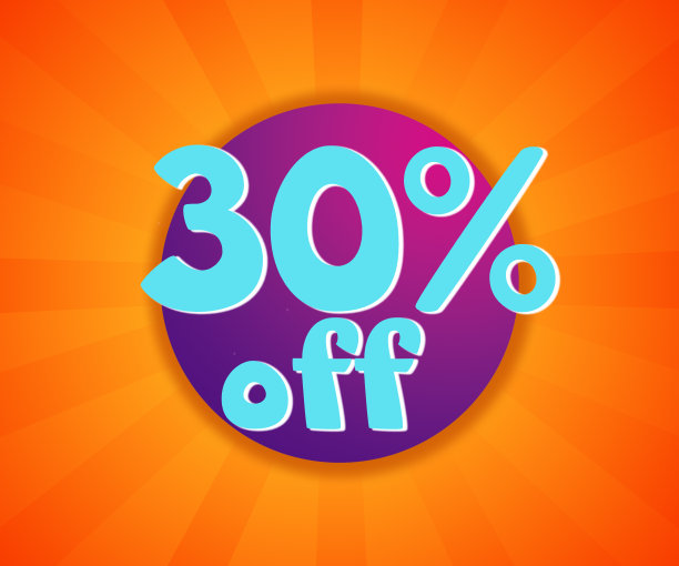 7折-购物横幅。图片下载