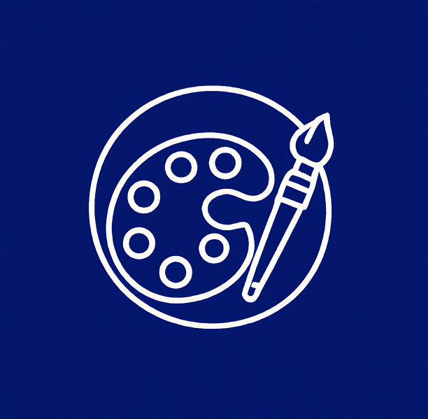 油漆调色板图片下载