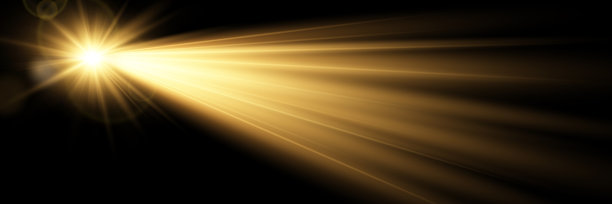 矢量透明阳光特殊透镜眩光效果。股票免版税矢量插图。PNG图片下载