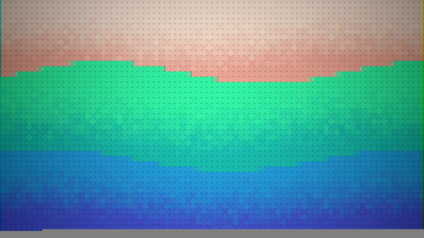 浮动线像素8位80年代复古几何潮流背景。图片下载