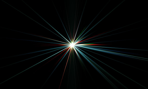 闪光的爆炸光效果图像图片下载