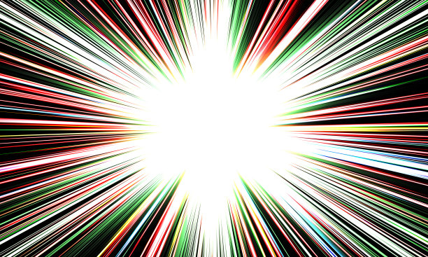 闪光的爆炸光效果图像图片下载